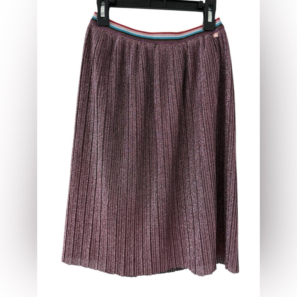 Molo Bailini Purple Glitter Shimmer Skirt size 10 girls